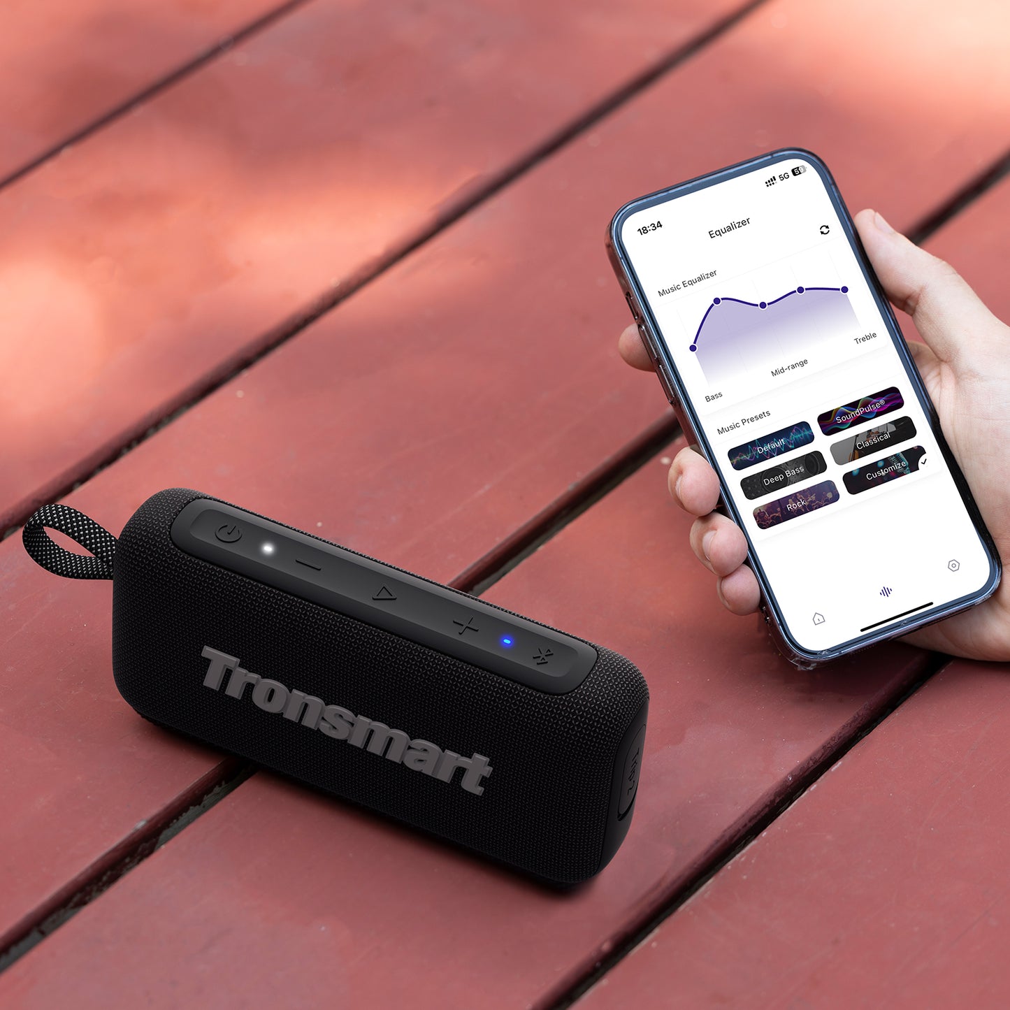 Tronsmart Trip 2 Bluetooth Lautsprecher – Kompakt, Wasserdicht IPX7, 10W Sound