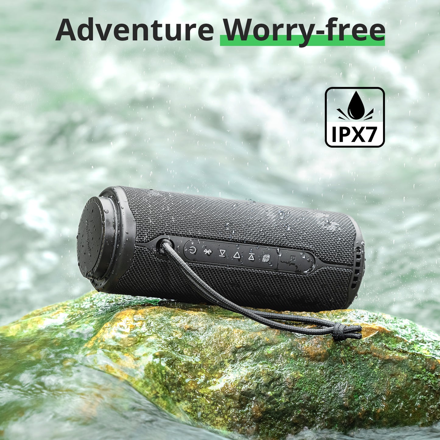 Tronsmart T8 Bluetooth Lautsprecher 40W - Tragbar, Wasserdicht IPX7, Bass Boost