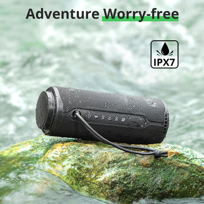 Tronsmart T8 Bluetooth Lautsprecher 40W - Tragbar, Wasserdicht IPX7, Bass Boost