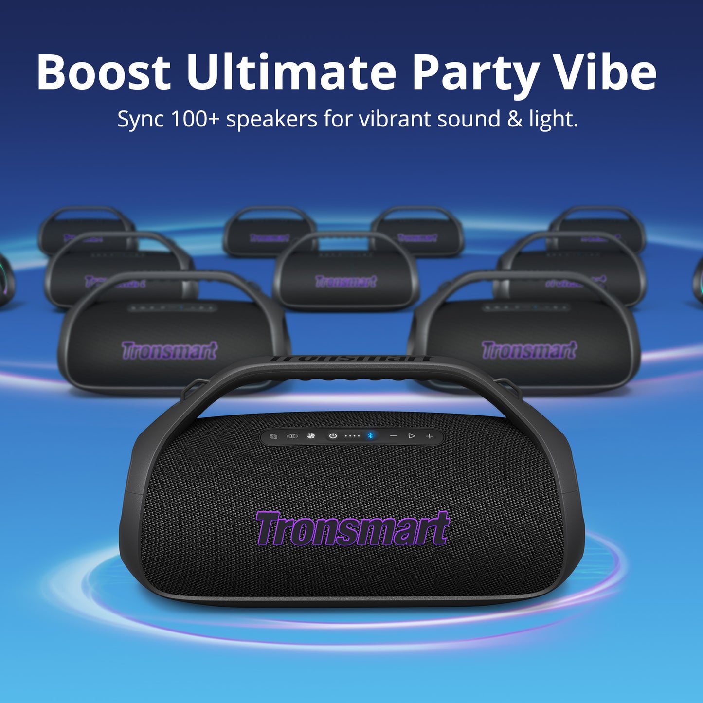 Tronsmart Bang 2 Bluetooth Lautsprecher – 90W Party Sound, Deep Bass, 26h Akku