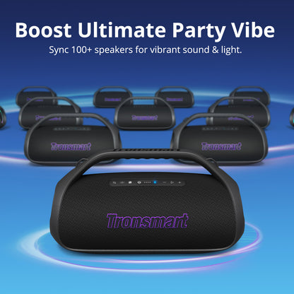 Tronsmart Bang 2 Bluetooth Lautsprecher – 90W Party Sound, Deep Bass, 26h Akku