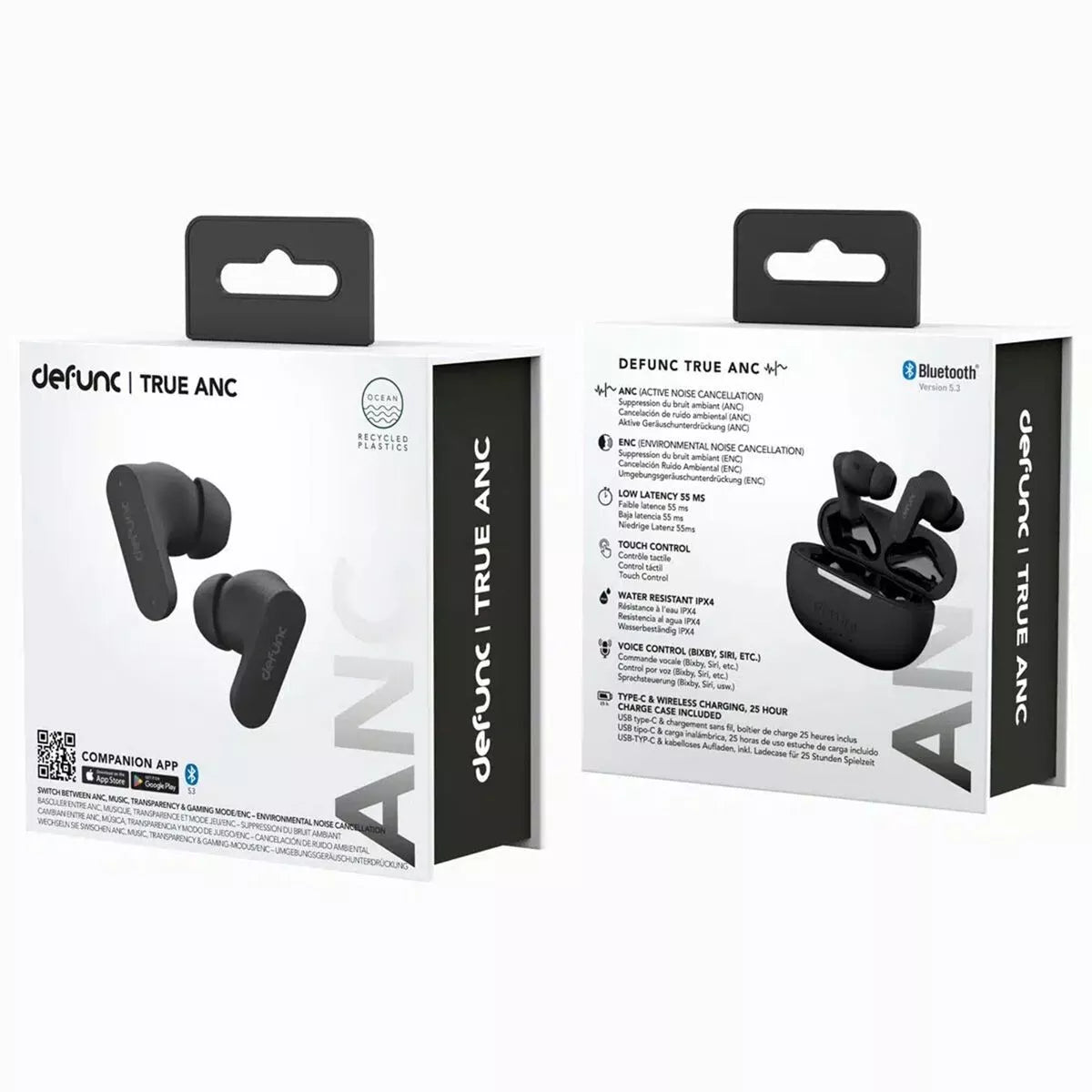 Defunc True ANC Bluetooth In Ear Kopfhörer mit Active Noise Cancelling