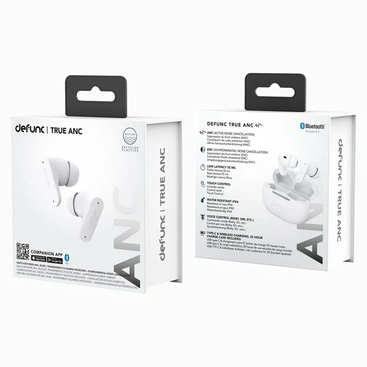 Defunc True ANC Bluetooth In Ear Kopfhörer mit Active Noise Cancelling